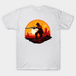 cowboy with a big gun T-Shirt